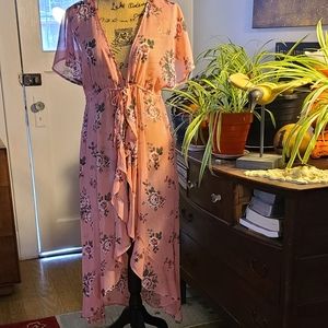 Rose floral cover up Beautiful